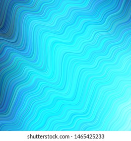 Light BLUE vector layout with wry lines. A completely new colorful illustration in simple style. A completely new design for your business.