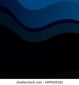 Light BLUE vector layout with wry lines. Colorful geometric sample with gradient curves.  Pattern for websites, landing pages.