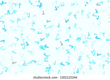 Light BLUE vector layout with wry lines. An elegant bright illustration with gradient. Pattern for your business design.