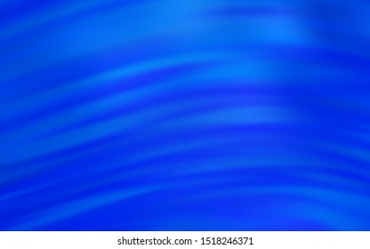 Light BLUE vector layout with wry lines. Colorful geometric sample with gradient lines.  A completely new design for your business.