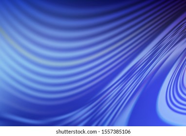 Light BLUE vector layout with wry lines. Geometric illustration in abstract style with gradient.  Brand new design for your ads, poster, banner.