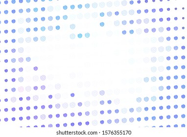 Light BLUE vector layout with wry lines. Colorful illustration in simple style with gradient. Brand new design for your ads, poster, banner.