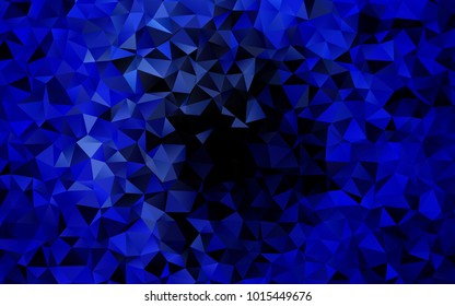 Light BLUE vector low poly pattern. Colorful illustration in abstract style with gradient.