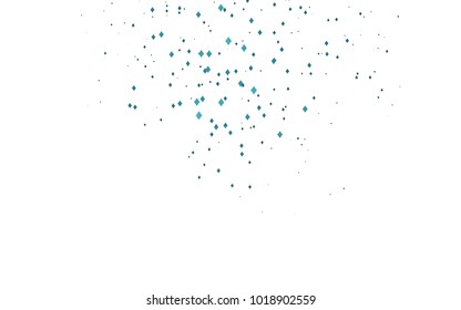 Light BLUE vector low poly background. A sample with a polygonal design. Illustration in polygonal style with repeating squares