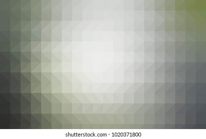 Light BLUE vector low poly template. Triangular geometric sample with gradient.  The elegant pattern can be used as part of a brand book.