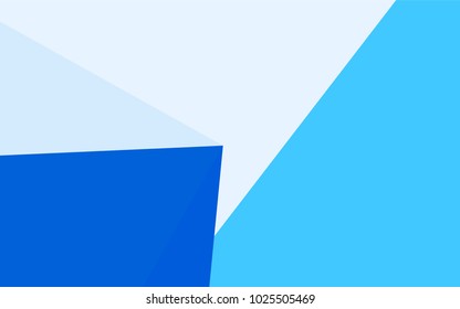 Light BLUE vector low poly pattern. Brand-new colored illustration in blurry style with gradient. Brand-new design for your business.