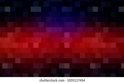 Light BLUE vector low poly background. A sample with a polygonal design. Illustration in polygonal style with repeating squares