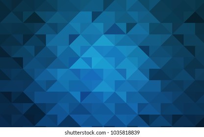 Light BLUE vector low poly pattern. Colorful abstract illustration with gradient. A new texture for your design.