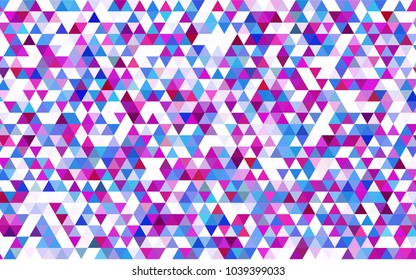 Light BLUE vector low poly template. Colorful abstract illustration with gradient. A completely new design for your business.