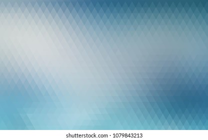 Light BLUE vector low poly pattern. An elegant bright illustration with gradient. A completely new template for your business design.