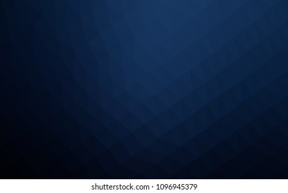 Light BLUE vector low poly template. Brand new colored illustration in blurry style with gradient. The elegant pattern can be used as part of a brand book.
