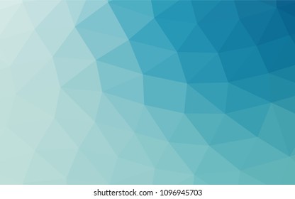 Light BLUE vector low poly background. Glitter abstract illustration with an elegant design. The polygonal design can be used for your web site.