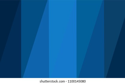 Light BLUE vector low poly cover. Modern geometrical abstract illustration with gradient. That pattern can be used as a part of a brand book.
