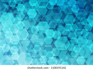 Light BLUE vector low poly background. A vague abstract illustration with gradient. A completely new design for your business.