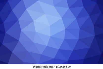 Light BLUE vector low poly low poly. Glitter abstract illustration with an elegant design. A completely new design for your business.