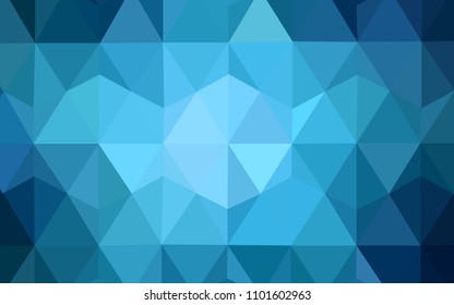 Light BLUE vector low poly texture. Elegant bright polygonal illustration with gradient. A new texture for your web site.
