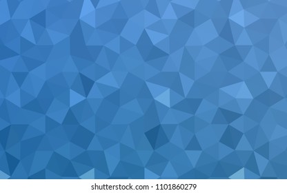 Light BLUE vector low poly texture. Triangular geometric sample with gradient.  A new texture for your web site.