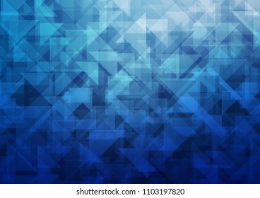 Light BLUE vector low poly low poly. Shining colored illustration in a Brand new style. Triangular pattern for your business design.