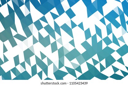 Light BLUE vector low poly pattern. An elegant bright illustration with gradient. A completely new design for your business.