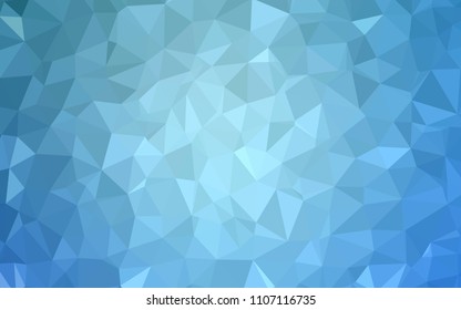Light BLUE vector low poly layout. Elegant bright polygonal illustration with gradient. A new texture for your web site.