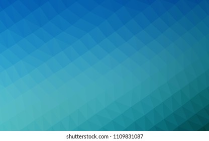 Light BLUE vector low poly layout. A sample with polygonal shapes. Brand new style for your business design.