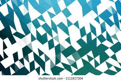 Light BLUE vector low poly texture. A completely new color illustration in a vague style. The textured pattern can be used for background.