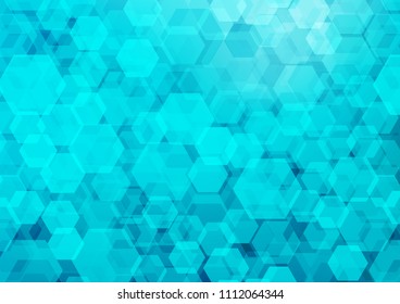 Light BLUE vector low poly pattern. Shining colored illustration in a Brand new style. A new texture for your design.