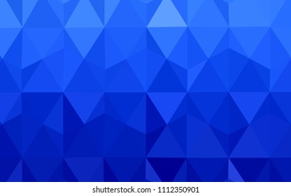Light BLUE vector low poly layout. A completely new color illustration in a polygonal style. Template for cell phone's backgrounds.