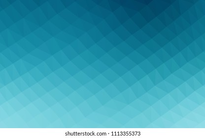 Light BLUE vector low poly texture. Brand new colored illustration in blurry style with gradient. A new texture for your design.