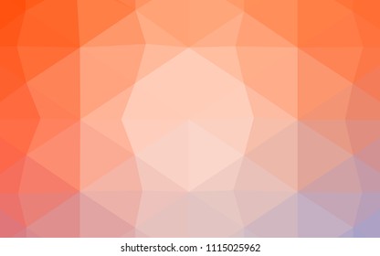 Light BLUE vector low poly layout. Polygonal abstract illustration with gradient. The polygonal design can be used for your web site.