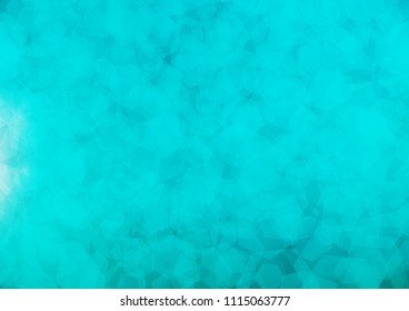 Light BLUE vector low poly pattern. hexagonal geometric sample with gradient.  The template can be used as a background for cell phones.