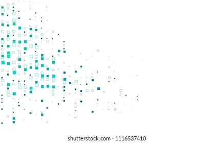 Light BLUE vector low poly background. A sample with a polygonal design. Illustration in polygonal style with repeating squares