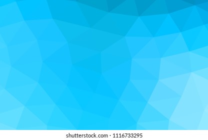 Light BLUE vector low poly low poly. Triangular geometric sample with gradient.  A completely new template for your business design.