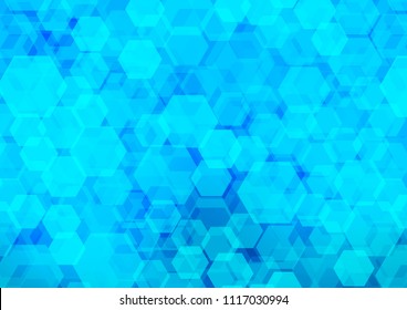 Light BLUE vector low poly pattern. Colorful illustration in abstract style with gradient. Brand new design for your business.