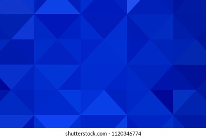 Light BLUE vector low poly texture. A sample with polygonal shapes. A completely new template for your banner.