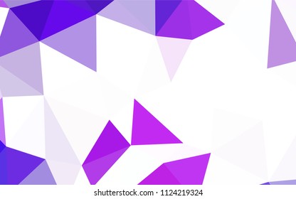 Light BLUE vector low poly texture. Modern abstract illustration with triangles. Completely new template for your banner.