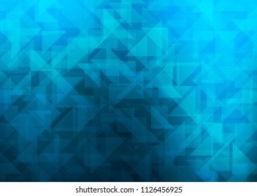 Light BLUE vector low poly layout. Creative illustration with gradient. The polygonal design can be used for your web site.