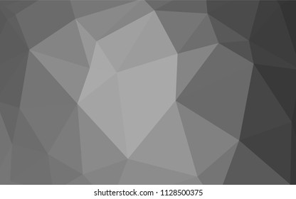 Light BLUE vector low poly cover. A completely new color illustration in a polygonal style. A completely new design for your leaflet.