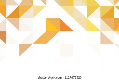 Light BLUE vector low poly cover. Triangular geometric sample with gradient.  Best triangular design for your business.