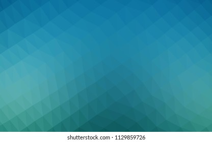 Light BLUE vector low poly texture. Colorful illustration in abstract style with gradient. The textured pattern can be used for background.