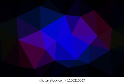 Light BLUE vector low poly texture. Elegant bright polygonal illustration with gradient. New template for your brand book.