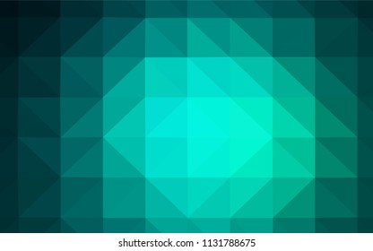 Light BLUE vector low poly texture. Glitter abstract illustration with an elegant triangles. Best triangular design for your business.
