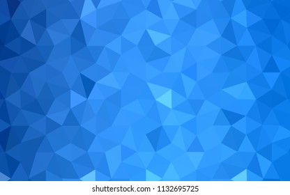 Light BLUE vector low poly layout. Colorful illustration in polygonal style with gradient. New template for your brand book.