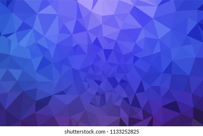 Light BLUE vector low poly cover. Polygonal abstract illustration with gradient. Pattern for a brand book's backdrop.