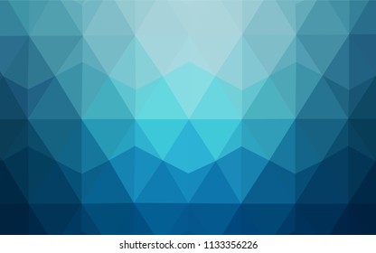 Light BLUE vector low poly texture. A completely new color illustration in a polygonal style. Completely new template for your banner.