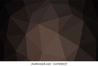 Light BLUE vector low poly cover. Colorful abstract illustration with triangles. A completely new design for your leaflet.