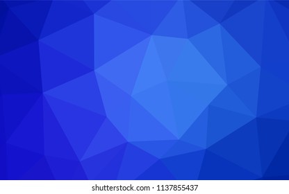 Light BLUE vector low poly texture. A completely new color illustration in a polygonal style. A completely new design for your leaflet.