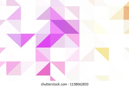 Light BLUE vector low poly texture. Modern abstract illustration with triangles. New template for your brand book.