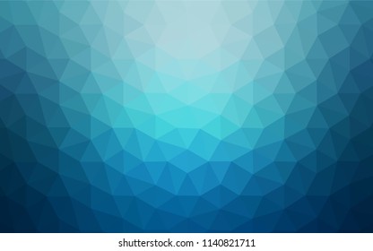 Light BLUE vector low poly texture. Modern abstract illustration with triangles. A new texture for your web site.