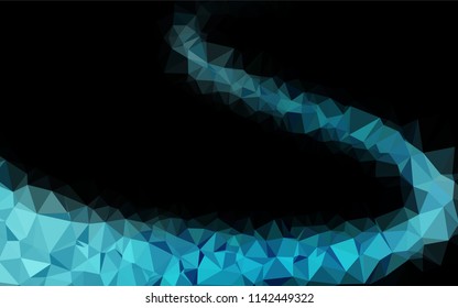 Light BLUE vector low poly texture. Colorful abstract illustration with gradient. The textured pattern can be used for background.